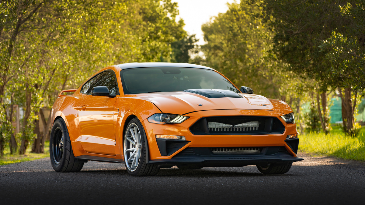 Orange Sports Car